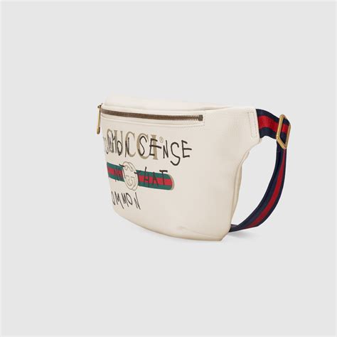 gucci belt bag common sense|authentic gucci belt bag.